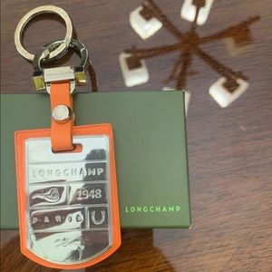 Brand New: Orange Longchamp Keychain
